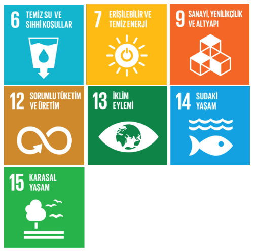 Reduce our environmental impact contributes to the following United Nations Sustainable Goals